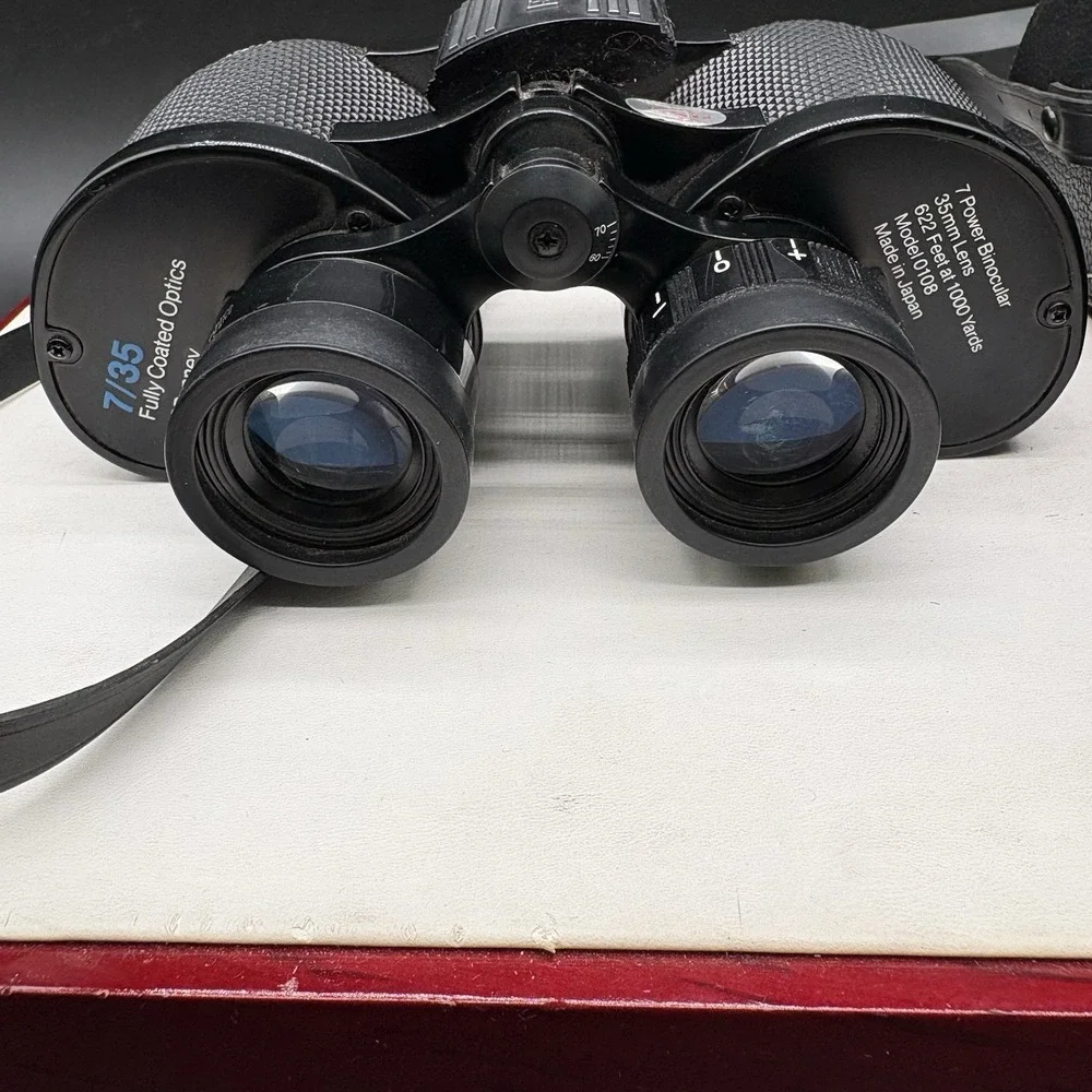 RTC JCPenney 7x35 Binoculars Fully Coated Optics Japan w/ Case Strap Tested